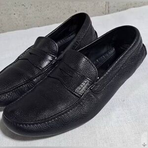 Prada Penny Loafers ( USA 11.5 Standard ) ( UK 10.5 )- Authentic- Italy